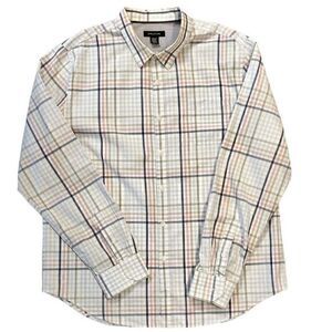 Structure Pastel Plaid Button Down Shirt Size XL. Like New.